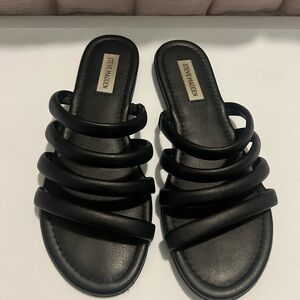 Steve Madden Strappy Black Sandals